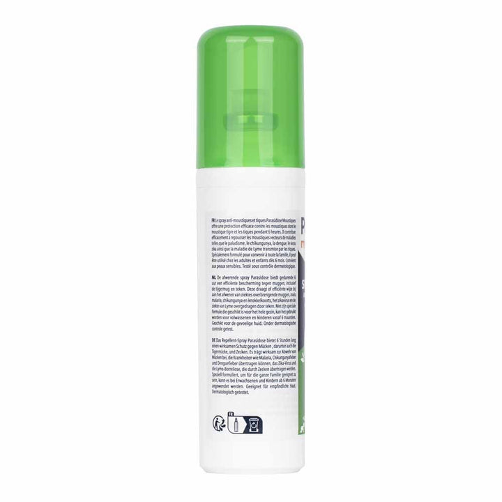 PARASIDOSE Active plant-based mosquito and tick repellent spray 100ml (3.38fl oz)