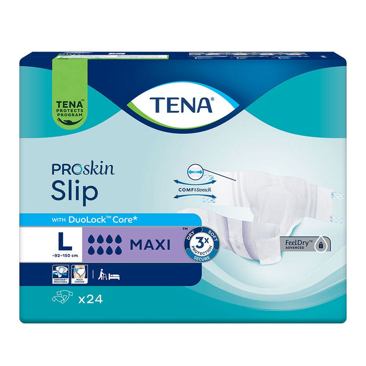 Tena Proskin Slip Maxi Absorbents for bladder weakness Size L x24