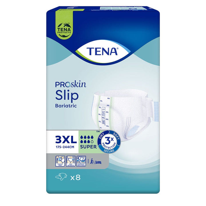 Tena Proskin Slip Bariatric Absorbants for bladder weakness Size 3XL x8