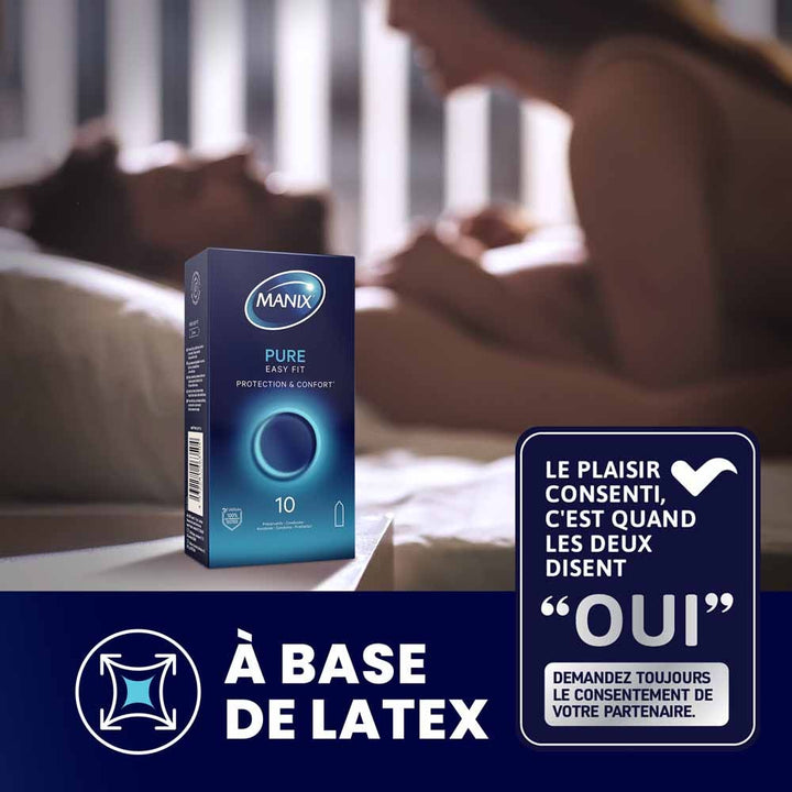 Manix Pure Easy Fit Super 14 Condoms x10