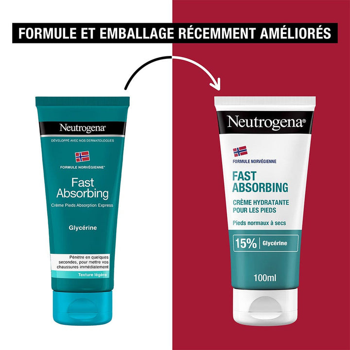 Neutrogena Absorption Express Foot hydrating cream 100ml (3.38fl oz)