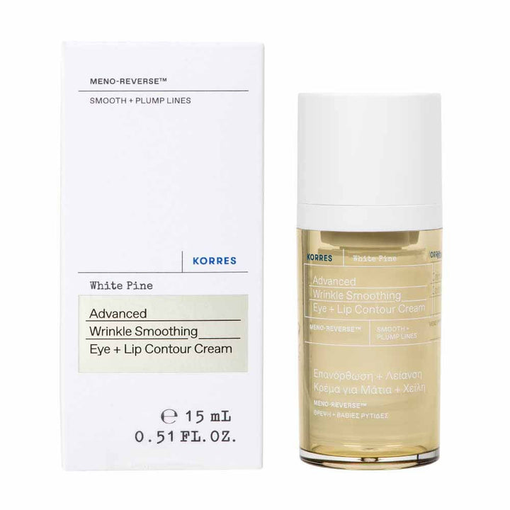Korres White Pine - MenoReverse Smoothing Eye & Lip Contour 15ml (0.51fl oz)