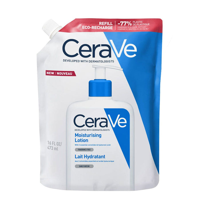 Cerave Body Eco refill hydrating face and body lotion for very dry skin 473ml (15.99fl oz)