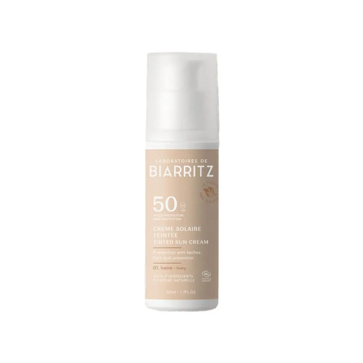 Laboratoires De Biarritz Organic Sun Care Tinted Face Cream SPF50 50ml (1.69fl oz)