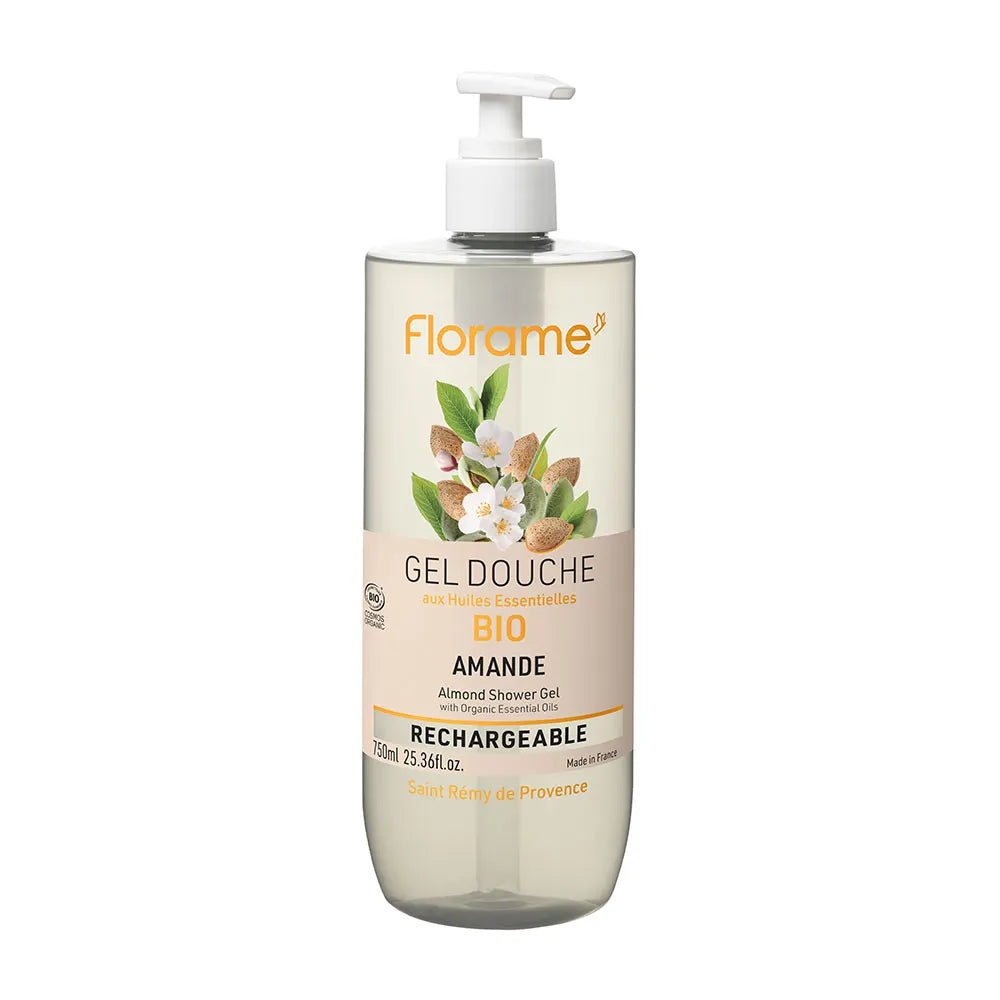 Florame Shower Gel De Provence Almond Essence Bioes 1L (33,81fl oz)