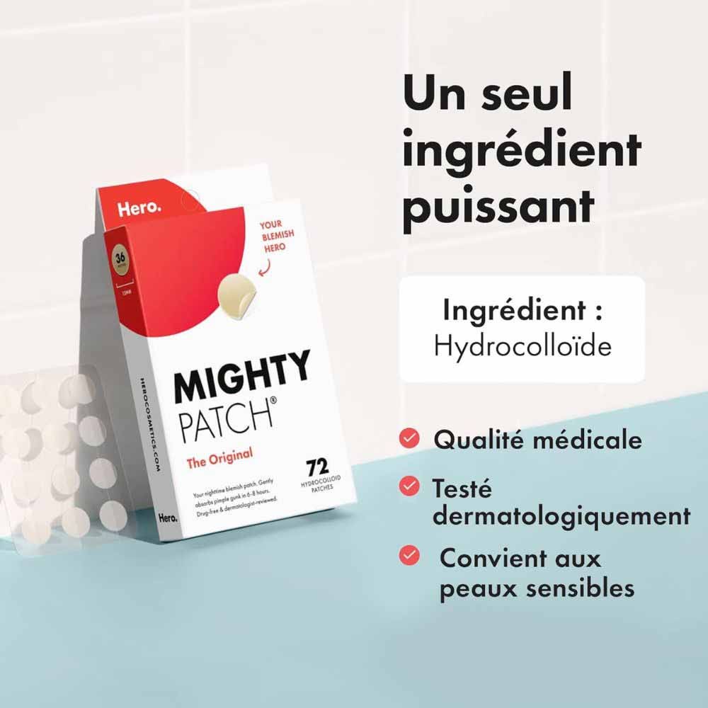 Hero Mighty Patch Overnight anti-acne patches the iconic original 24 + 6 free