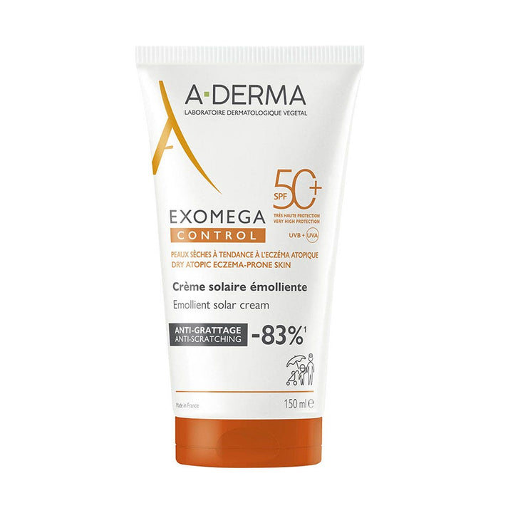 A-Derma Exomega Control Anti-scratch emollient cream SPF50+ 150 ml (5.07fl oz)
