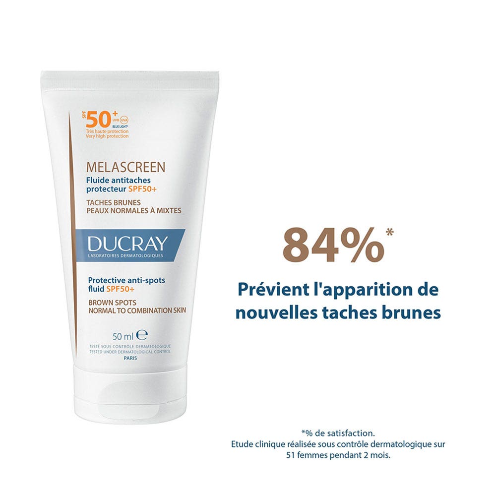 Ducray Melascreen Control 365-day invisible fluid SPF50+ 30 ml (1.01fl oz)