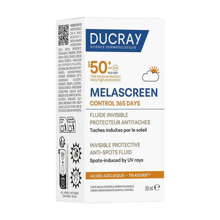 Ducray Melascreen Control 365-day invisible fluid SPF50+ 30 ml (1.01fl oz)