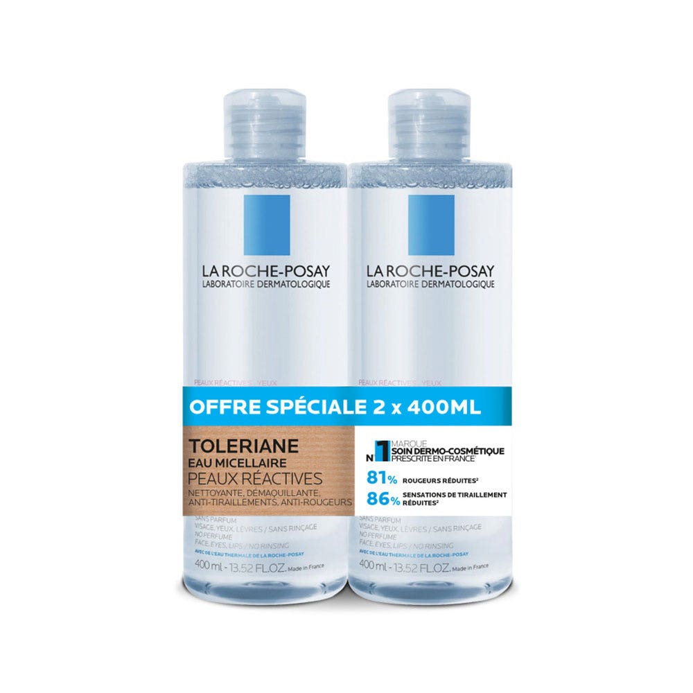La Roche-Posay Toleriane Micellar Water sensitive skin 2 x 400ml (13.53fl oz)