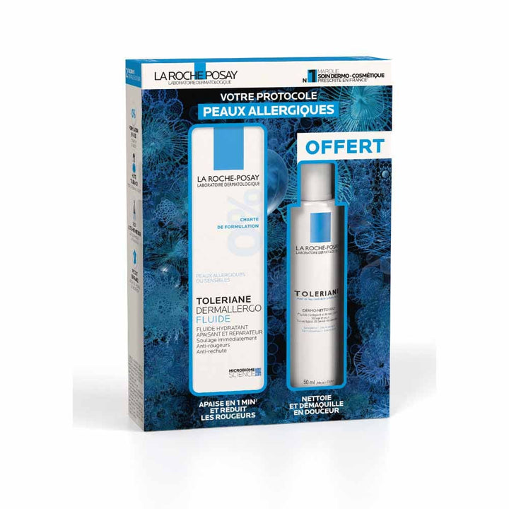 La Roche-Posay Toleriane Dermallergo Fluid 40ml + Free Dermo-Cleanser (1.35fl oz)