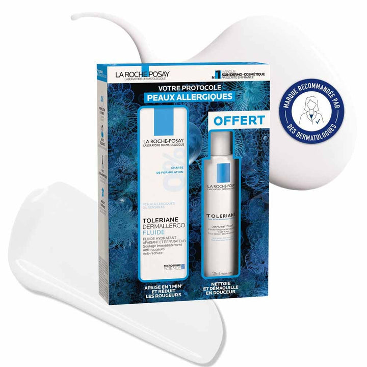 La Roche-Posay Toleriane Dermallergo Fluid 40ml + Free Dermo-Cleanser (1.35fl oz)
