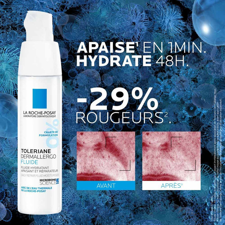 La Roche-Posay Toleriane Dermallergo Fluid 40ml + Free Dermo-Cleanser (1.35fl oz)