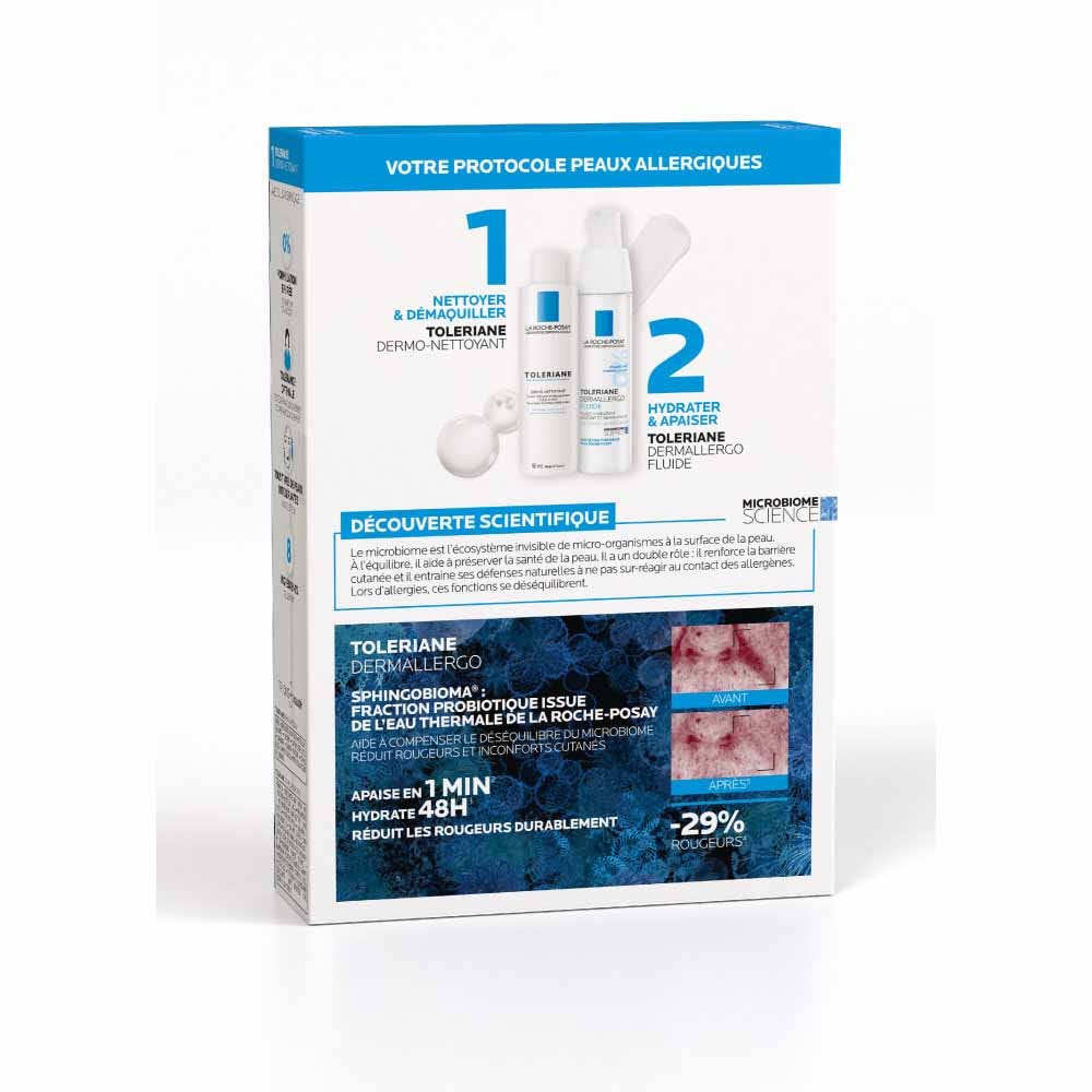 La Roche-Posay Toleriane Dermallergo Fluid 40ml + Free Dermo-Cleanser (1.35fl oz)