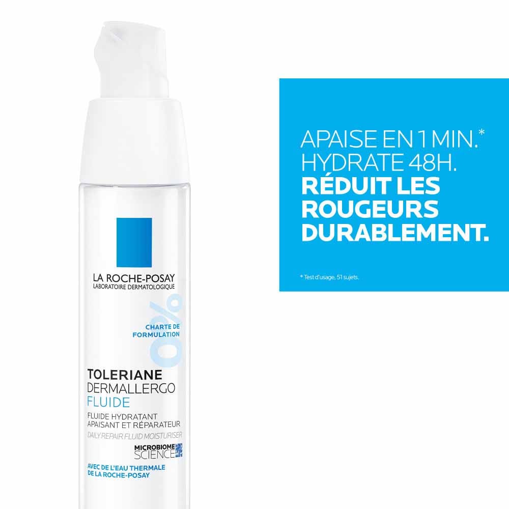 La Roche-Posay Toleriane Dermallergo Fluid 40ml + Free Dermo-Cleanser (1.35fl oz)