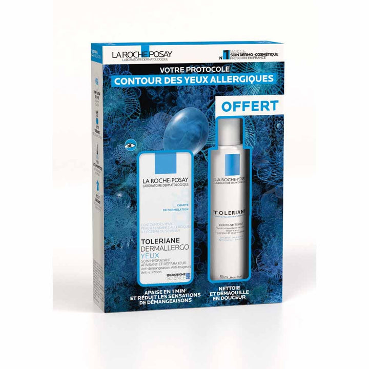 La Roche-Posay Toleriane Dermallergo Eyes + Dermo-cleaning free 10g (0.35oz)