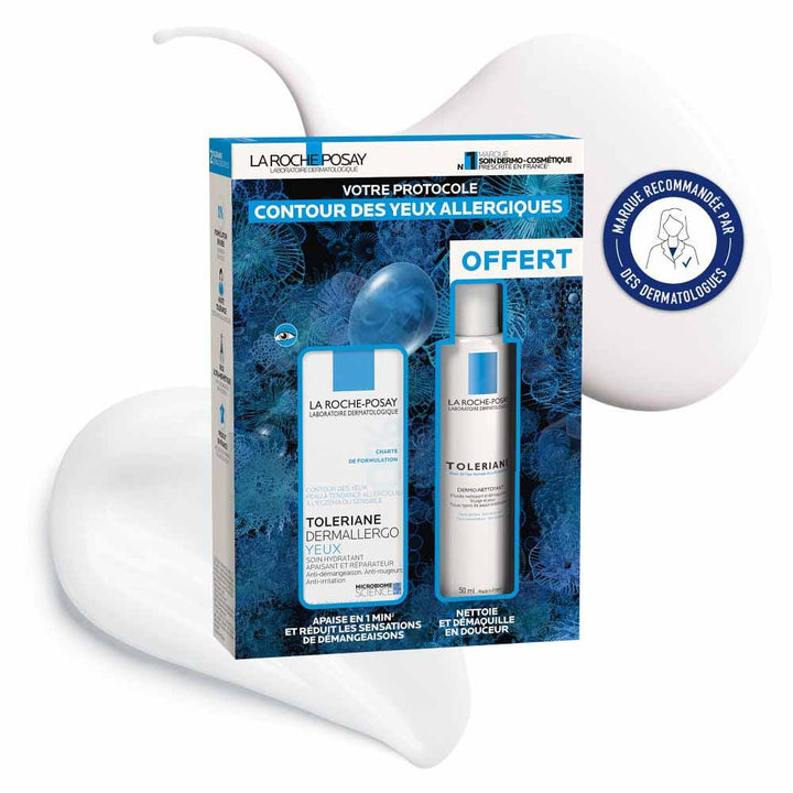 La Roche-Posay Toleriane Dermallergo Eyes + Dermo-cleaning free 10g (0.35oz)
