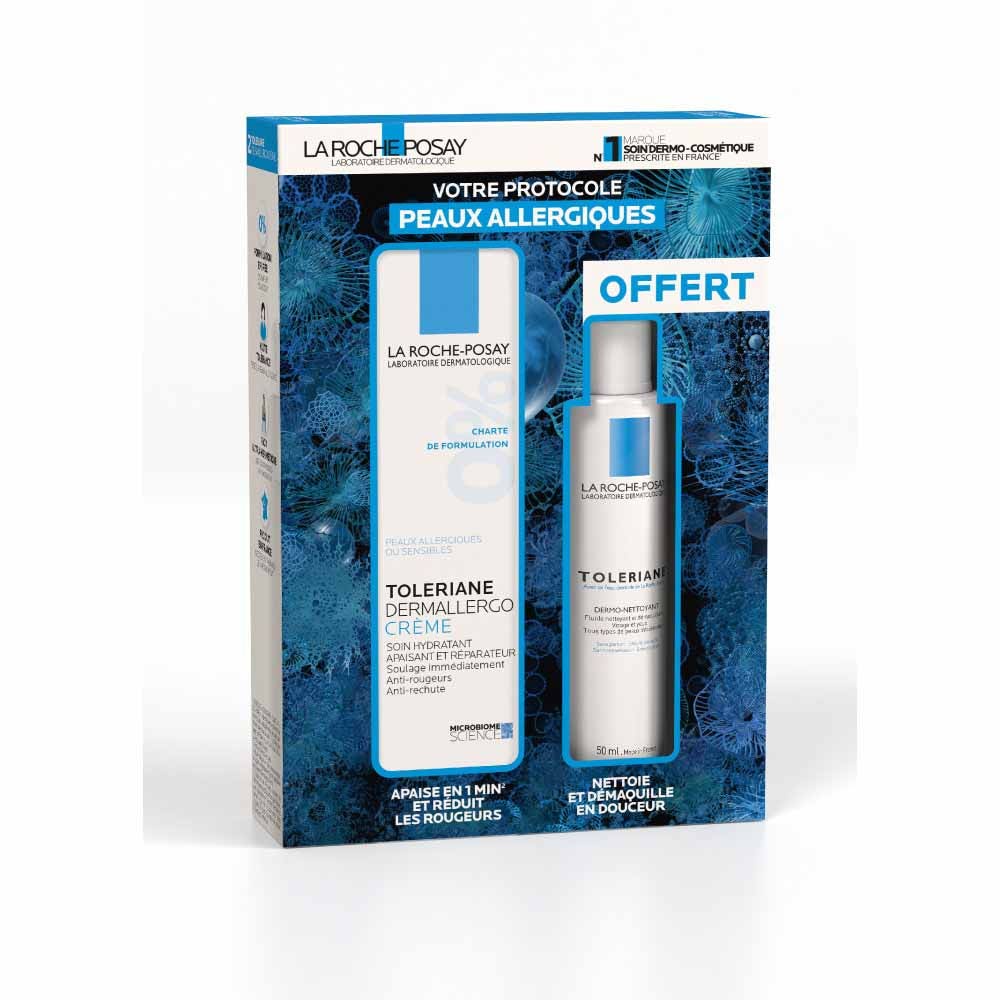 La Roche-Posay Toleriane Dermallergo Cream 40ml + Free Dermo-Cleanser (1.35fl oz)