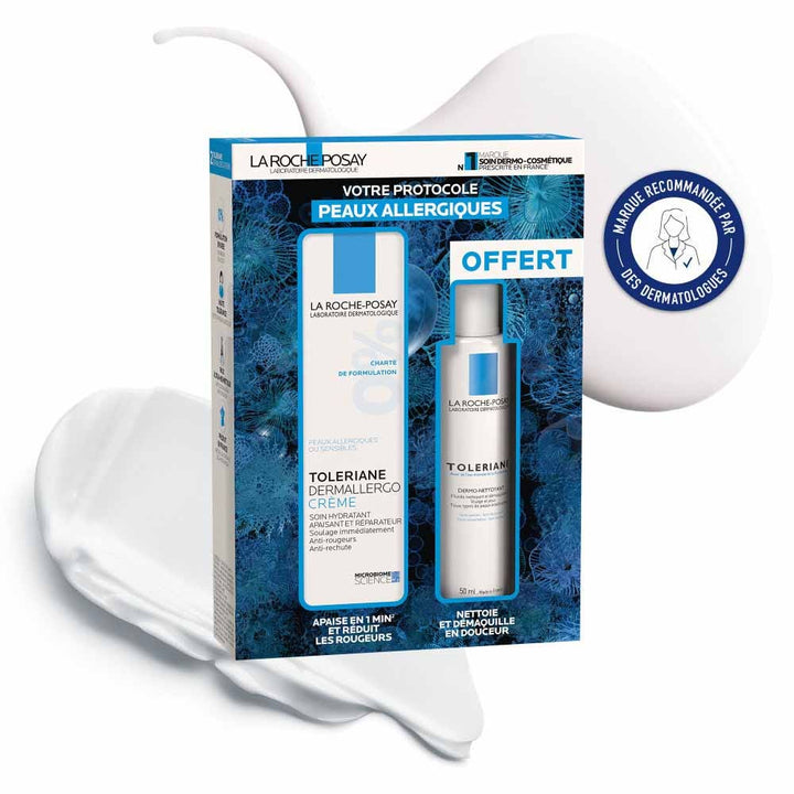 La Roche-Posay Toleriane Dermallergo Cream 40ml + Free Dermo-Cleanser (1.35fl oz)
