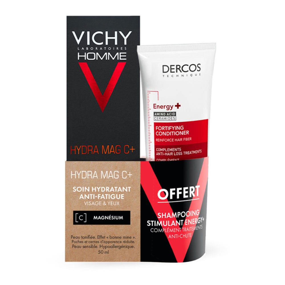 Vichy Man Hydra Mag C+ hydrating care + Energy+ stimulating shampoo 100 ml (3.38fl oz)