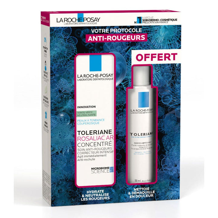 La Roche-Posay Toleriane Rosaliac AR Concentrate + Toleriane Dermo-Cleansing Giftboxes 100ml (3.38fl oz)