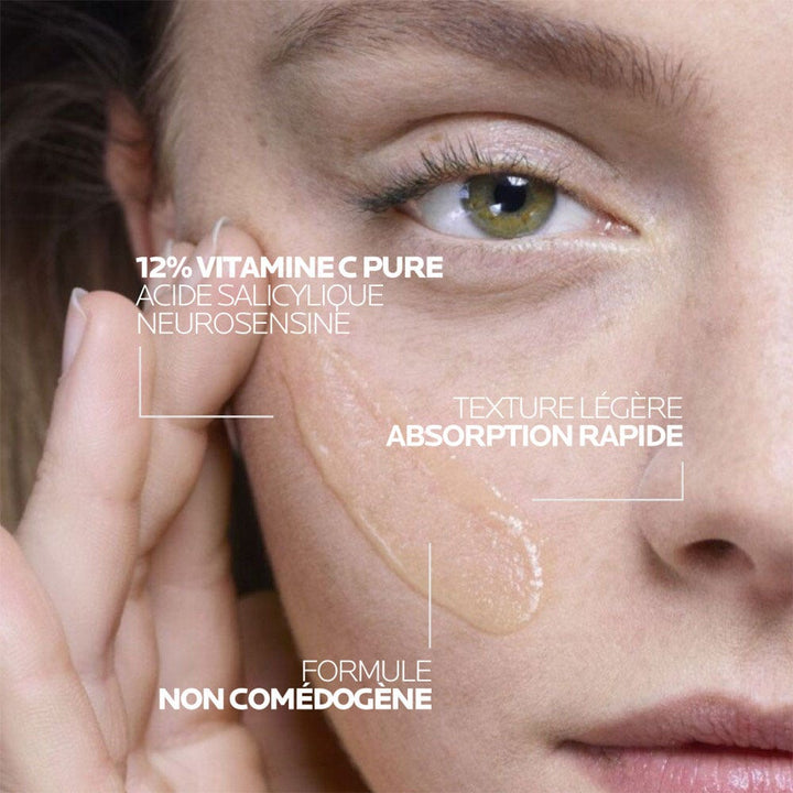 La Roche-Posay Toleriane Giftboxes Anti-Wrinkle Face Serum C12 + Free Anthelios Suncare SPF50+ Protection 45ml (1.52fl oz)