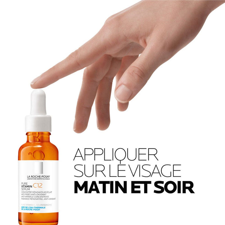 La Roche-Posay Toleriane Giftboxes Anti-Wrinkle Face Serum C12 + Free Anthelios Suncare SPF50+ Protection 45ml (1.52fl oz)