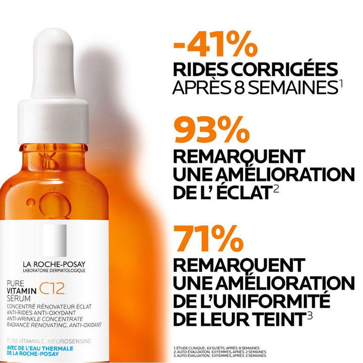 La Roche-Posay Toleriane Giftboxes Anti-Wrinkle Face Serum C12 + Free Anthelios Suncare SPF50+ Protection 45ml (1.52fl oz)