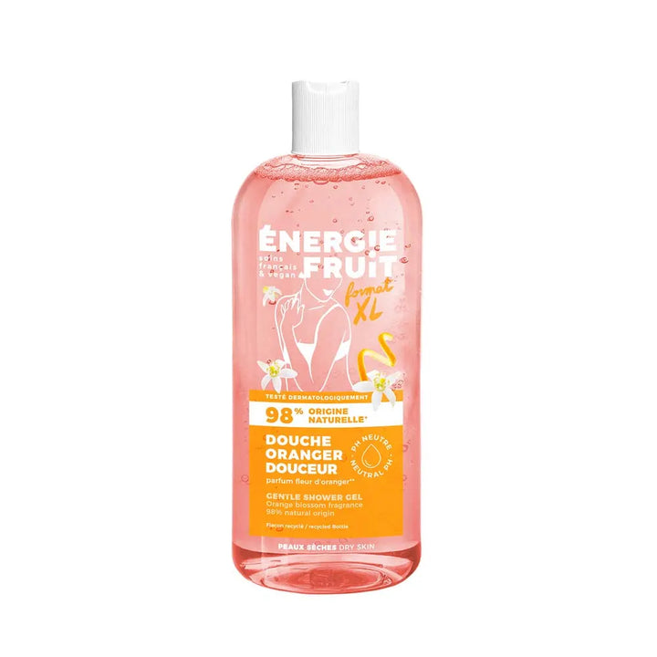 Energie Fruit Shower Gel Neutral pH Orange Blossom & Organic Flax Oil 500ml (16.90fl oz)