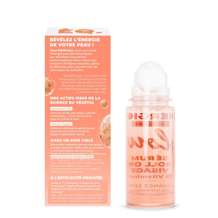 Energiqa Skincare Glow face roll-on serum with 2% vitamin C 30 ml (1.01fl oz)