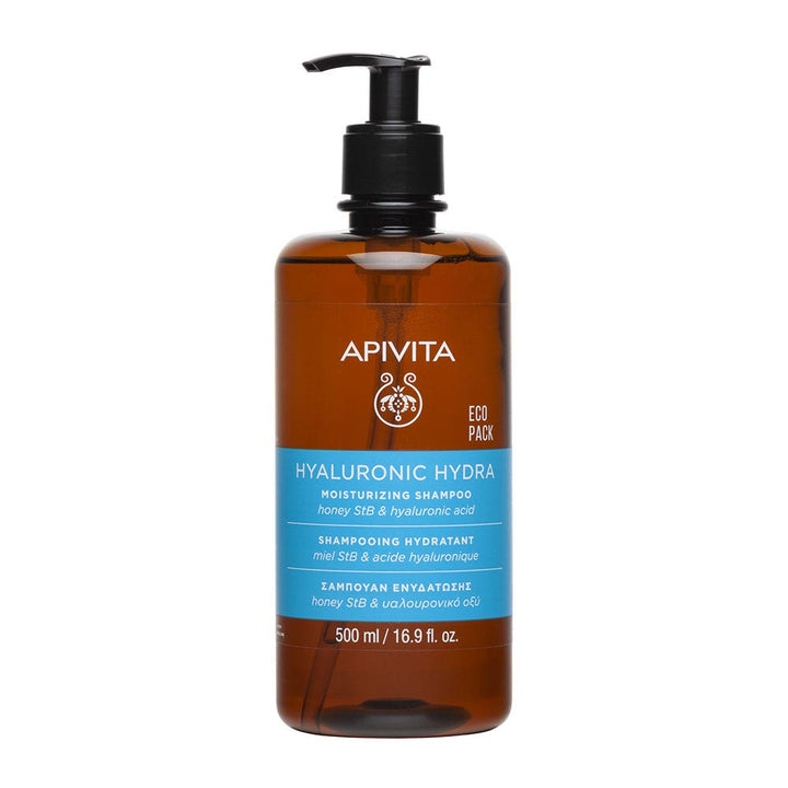 Apivita Hyaluronic Hydra Shampoo Tous Types de Cheveux 500ml (16.91fl oz)