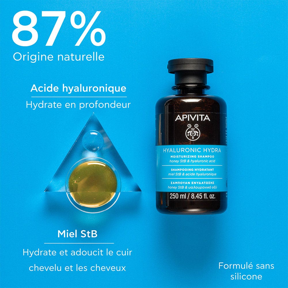 APIVITA HYAURONIQUE HYDRA HYDUTRIZING Shampoo 250 ml (8.45FL OZ)