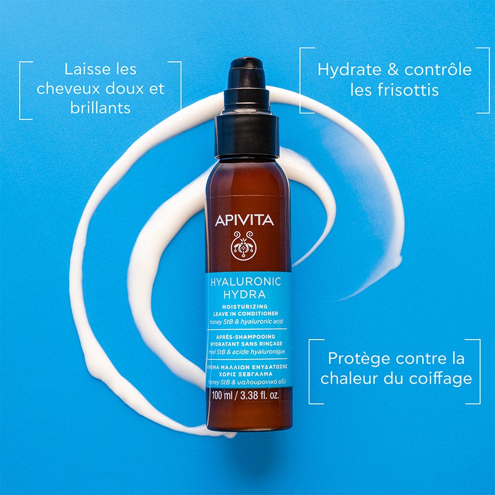 Apivita Hydrating Leave-In Conditioner with Hyaluronic Acid & Aloe Vera 100ml (3.38fl oz)
