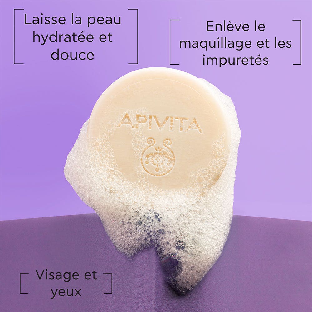 Apivita Solid Foamy Cleanser 80g (2.82 oz)
