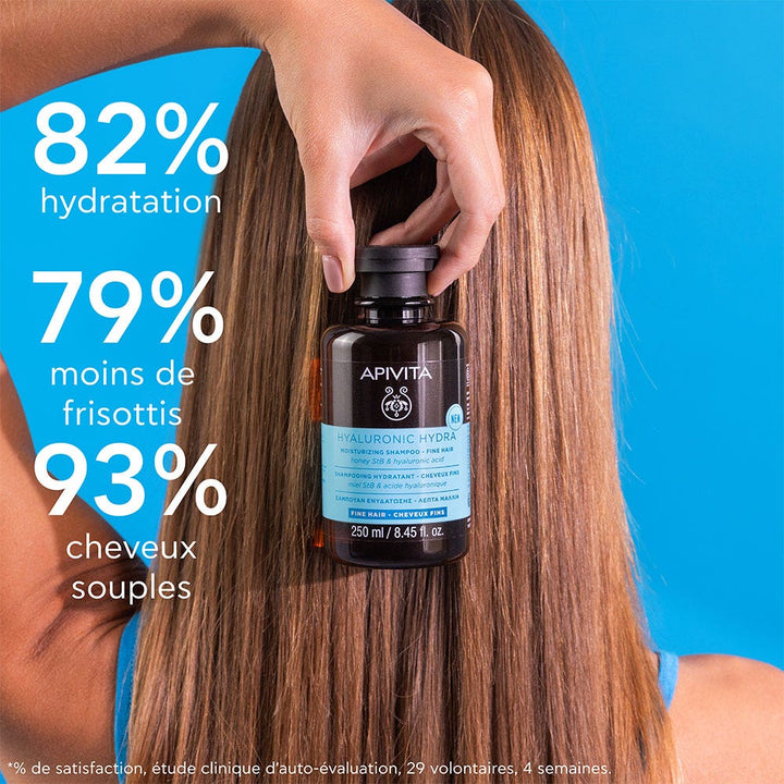Apivita Hyaluronic Hydra Hydrating shampoo fine hair 250 ml (8.45fl oz)