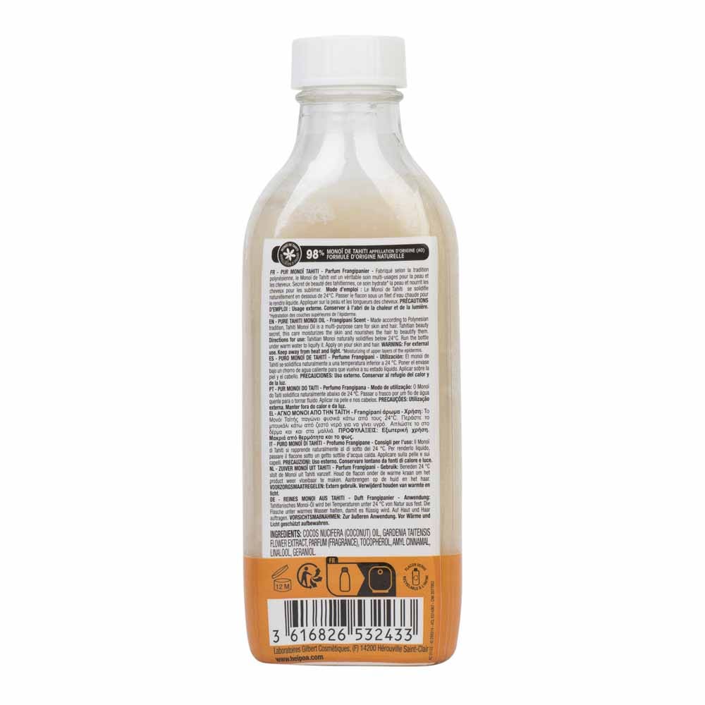Hei Poa Pur Monoï Moisturiser frangipani-scented 100 ml (3.38fl oz)