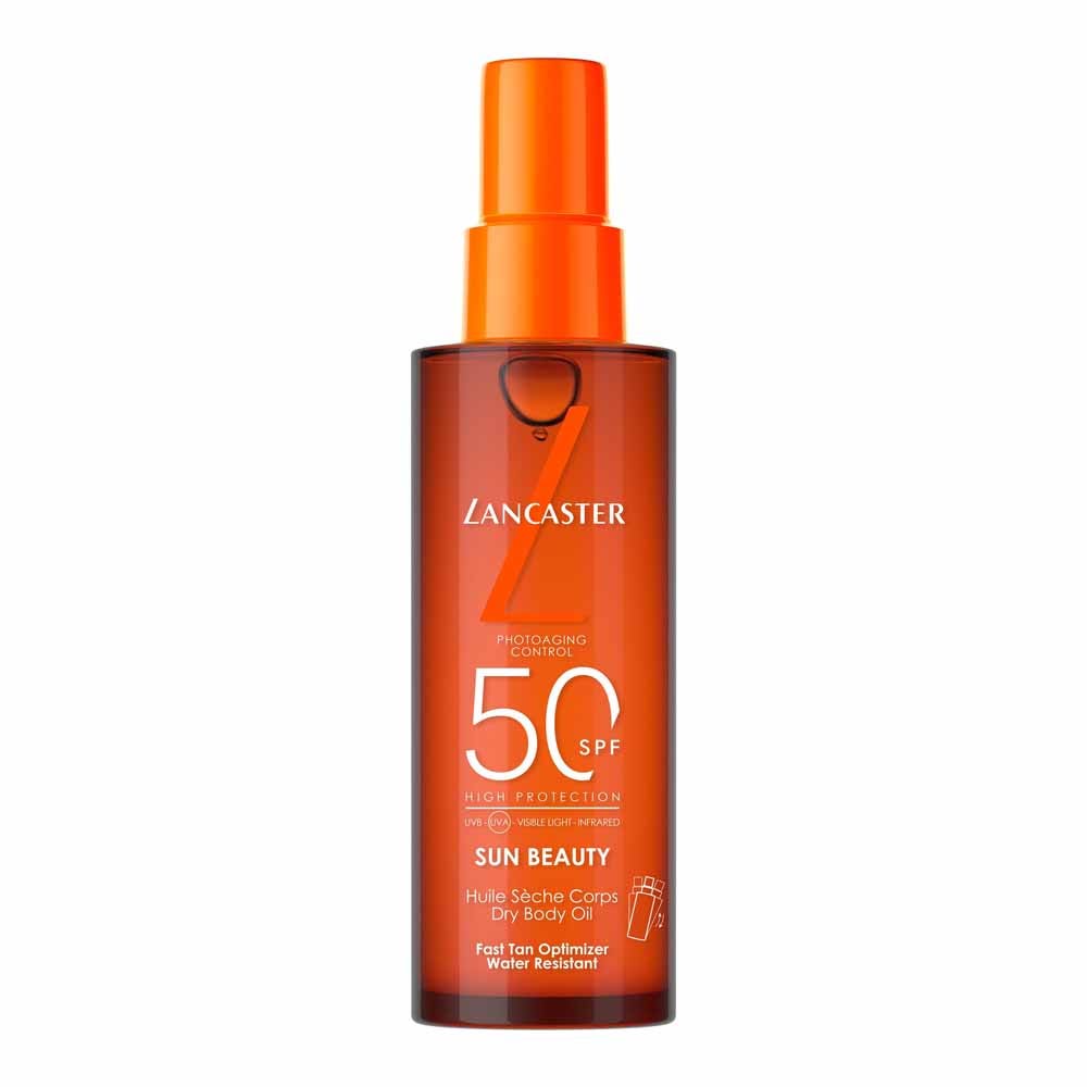 Lancaster Sun Beauty Silky dry oil tanning accelerator spray SPF50 150 ml (5.07fl oz)