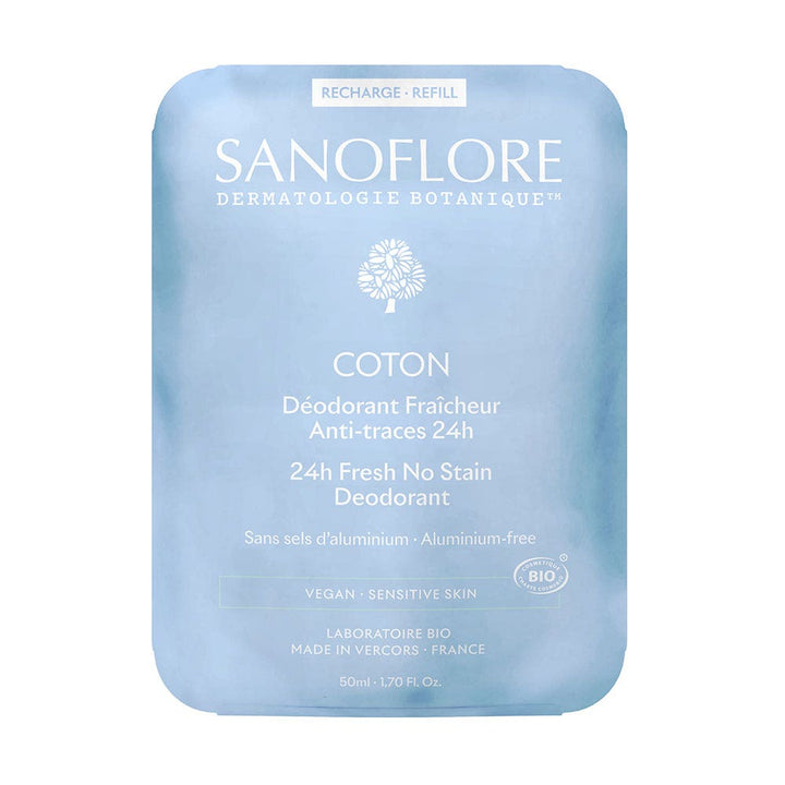 Sanoflore 24h Deodorants refill Cotton 50ml (1.69fl oz)