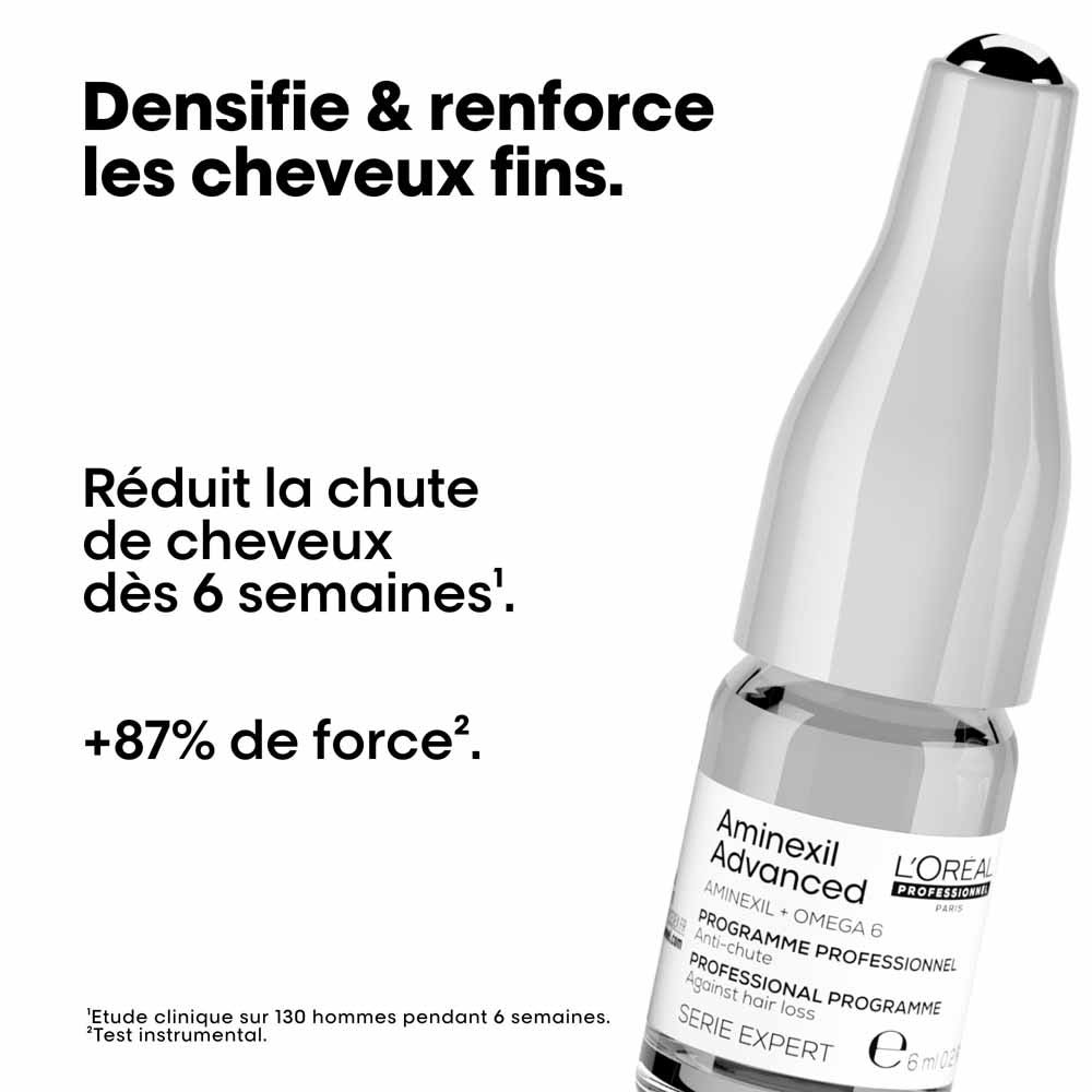 L'Oreal Professionnel Aminexil Advanced Anti-Hair Loss Treatment 6ml x10 (0.20fl oz x10)
