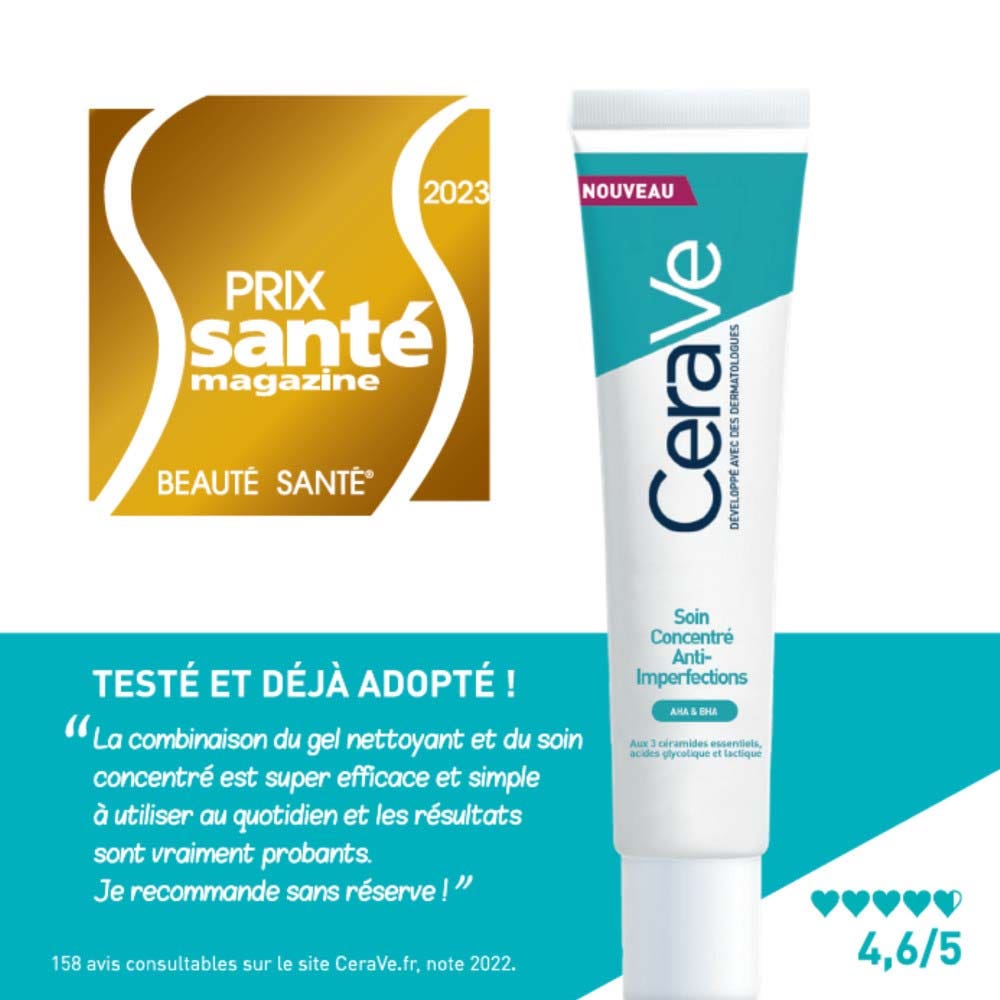 Cerave Face Soin Concentr Anti-Imperfections Blemished and acne-prone skin 40ml (1.35fl oz)