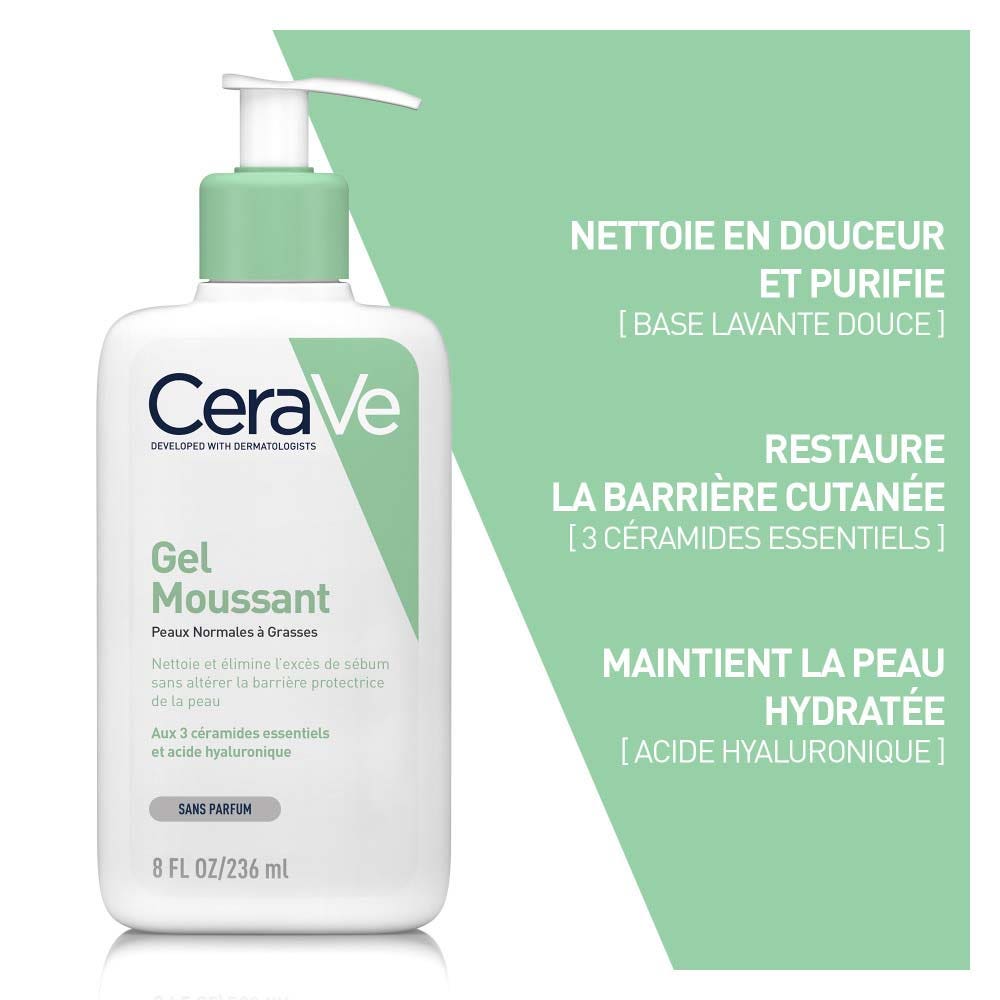 Cerave Face Cleanser Foaming face and neck cleanser for normal to oily skin 2 x 473 ml (15.99fl oz)