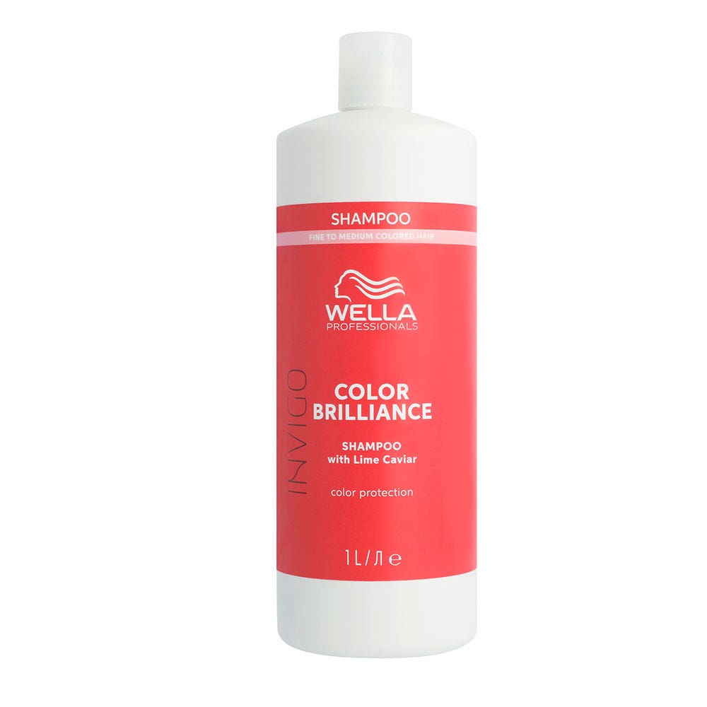 Wella Professionals Invigo Color Brilliance Shampoo for coloured hair fine to medium coloured hair 1 l