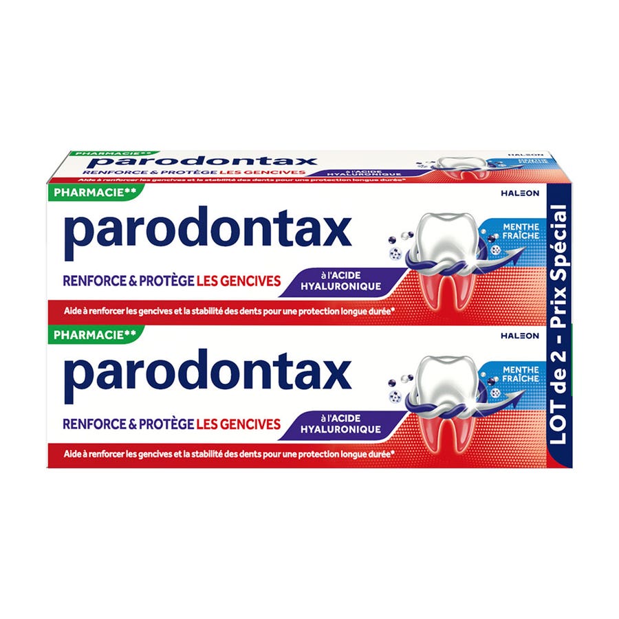 Parodontax Toothpaste Whitening Strengthens & Protects Strawberry 75ml x2 (2.54 fl oz x2) (2.54 fl oz)