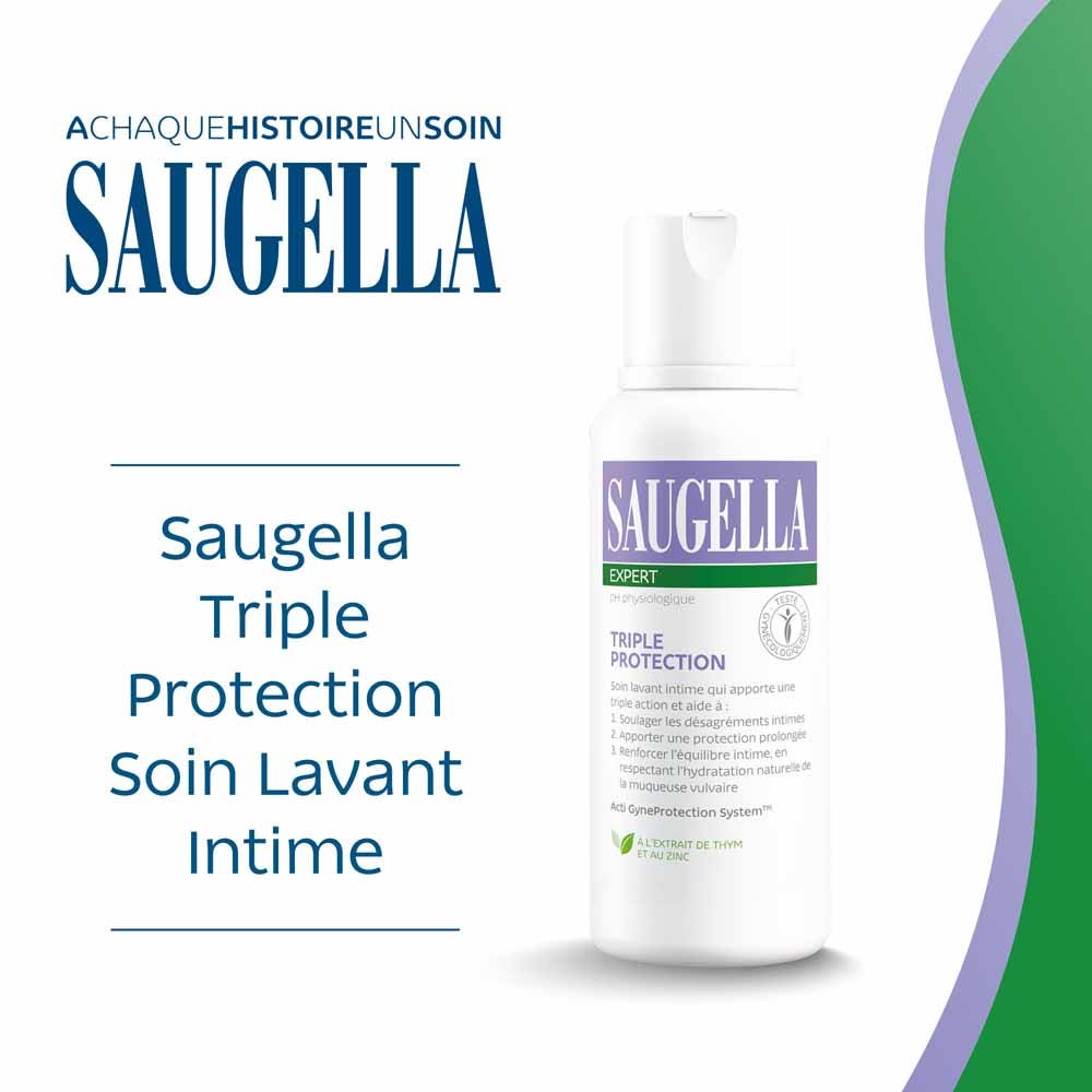 Saugella Triple protection intimate wash intimate discomfort 2 x 250 ml (8.45fl oz)