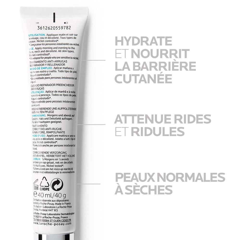 La Roche-Posay Hyalu B5 Cream 40ml (1.35 fl oz) - Plumping Repairing Anti-Wrinkle Treatment