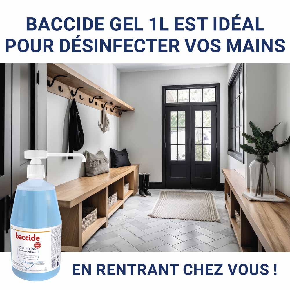 Baccide No-rinse Hand Sanitiser 1L