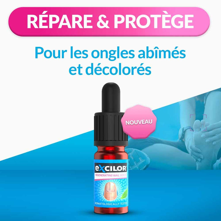 Excilor Regenerating serum repairs & protects damaged nails 10 ml (0.34fl oz)
