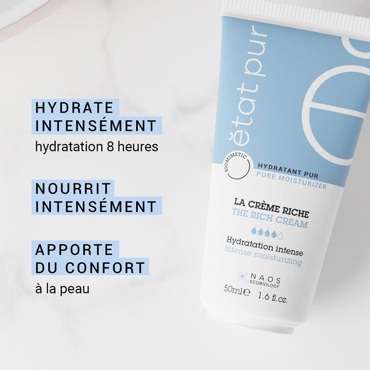 Etat Pur Pure moisturizer Rich cream intense hydration 50 ml (1.69fl oz)