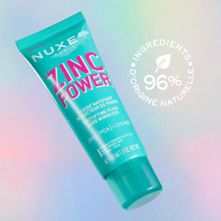 Nuxe Zinc Power Mattifying fluid minimises pores 40 ml (1.35fl oz)