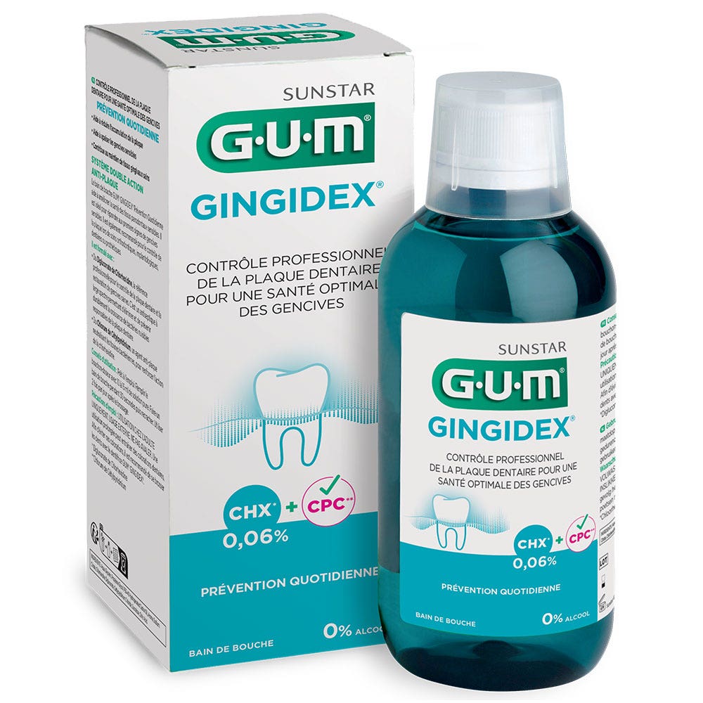 Gum Gingidex Mouth Bath 300ml (10.14fl oz)